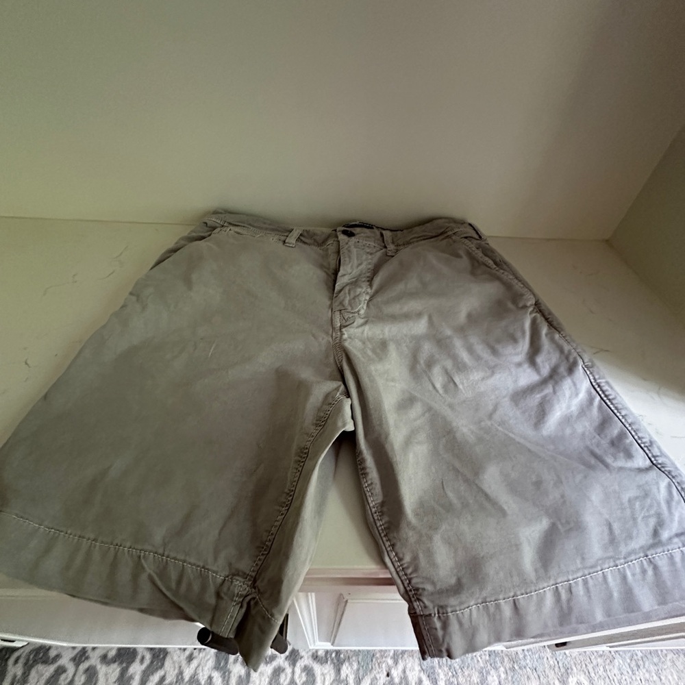 American Eagle Outfitters Gray Flat Front Casual Shorts